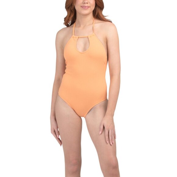 ROXY Papaya Convertible Wear Cheeky One-piece Swimsuit - Picture 1 of 2